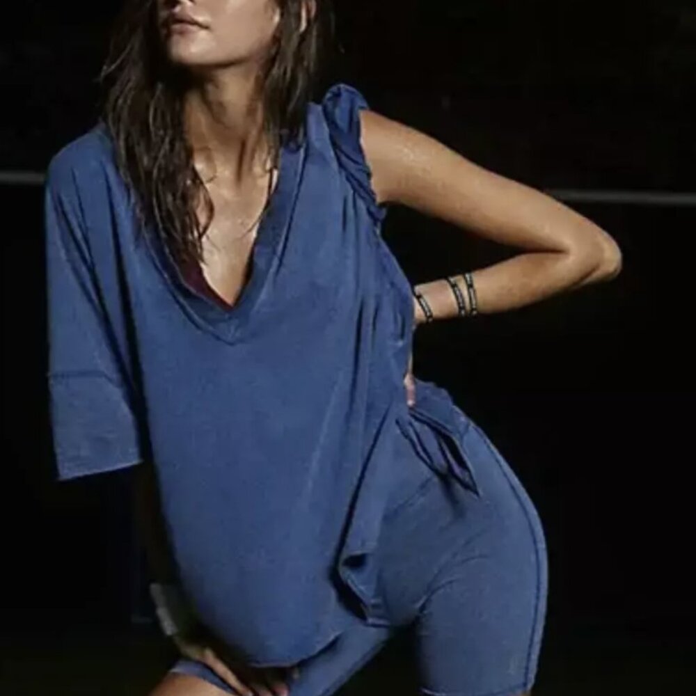 Free People - Movement - Midnight Navy - Hot Shot Reversible Top